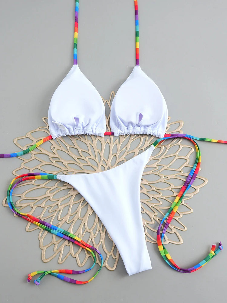 Nuovo Set Bikini Micro Sexy 2026, Costume da Bagno Brasiliano con Perizoma per Donna, Biquini Sexy