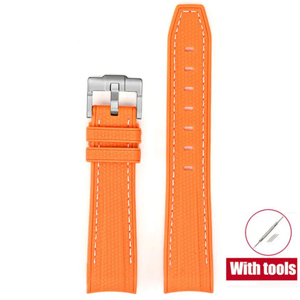 Cinturino in gomma per Swatch X Omega Joint MoonSwatch Cinturino sportivo impermeabile da 20 mm Cinturino con estremità curva in silicone per uomo donna platinumshop