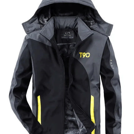 Autumn Winter Tracksuit Men Sets Sportswear Thick Warm Plus Velvet Sport Suit Hoodies+Sweatpants Men Brand Clothing Sweat Suit