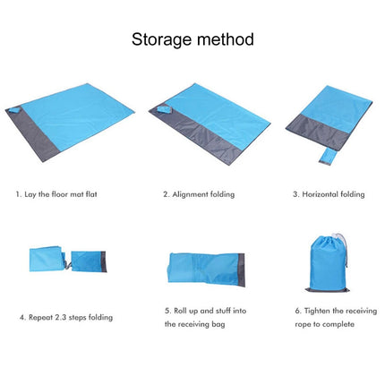 2022 telo mare oversize tappetino senza sabbia spiaggia antivento impermeabile coperte da Picnic tappetino da spiaggia tasca oversize Picnic 4 ancora