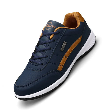 Scarpe da ginnastica da uomo Scarpe casual sportive Scarpe da passeggio da uomo in pelle per esterni Quattro stagioni Fondo morbido
