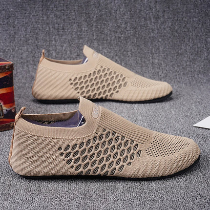 YRZL Mocassini da uomo Mocassini da guida Fondo sottile Scarpe basse da passeggio Mocassini casual antiscivolo traspiranti Scarpe estive da uomo