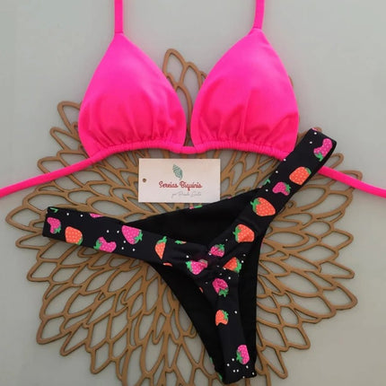 Micro Bikini 2026 Costume da bagno donna Nuovo costume da bagno sexy Halter Bikini Set brasiliano Biquini Perizoma femminile Beachwear Party Wear platinumshop