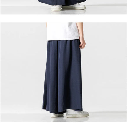 Pantaloni a Gamba Larga da Uomo, Stile Streetwear, Tinta Unita, Casual, Comodi, Vintage, Oversize, per Primavera ed Estate