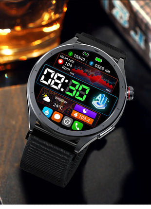 Nuovo Smartwatch 2026 per Analisi del Grasso Corporeo, ECG+PPG, Acido Urico, Pressione Sanguigna, Ossigeno nel Sangue, Orologio con Chiamate per Uomini e Donne platinumshop