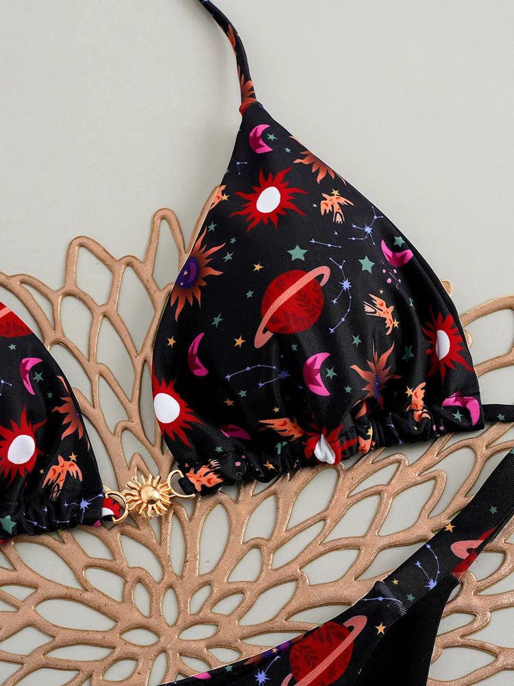 Micro Bikini Push Up Costumi da bagno donna 2026 Costumi da bagno sexy Bikini brasiliano Set Halter Biquini Costumi da bagno Perizoma Beachwear Donna