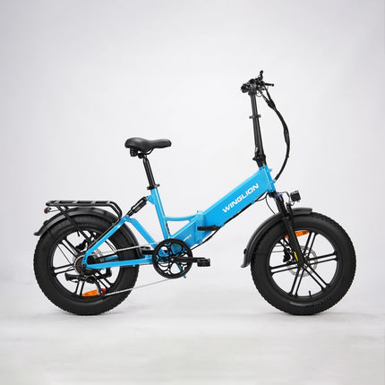 WINGLION EB-FF2.0 Bicicletta Elettrica Pieghevole da Donna, Motore 750W, Batteria 48V 15Ah, Autonomia 100KM, Velocità 40KM/H, Pneumatici Fat 4.0 da 20 Pollici, E-bike Pieghevole per Tutti i Terreni