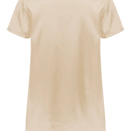 Donna uomo pigiama in raso di seta pigiameria maniche corte camicia da notte Kimono accappatoio abito da notte accappatoio camicia da notte estiva Homewear