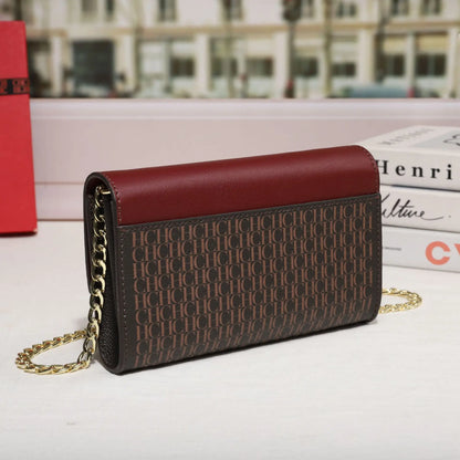 NUOVA borsa a catena da donna Carolina Herrera dal design semplice e originale, piccola borsa