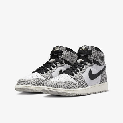 Scarpe da basket per bambini grandi Nike Air Jordan 1 GS originali per ragazze FD1437-052 platinumshop