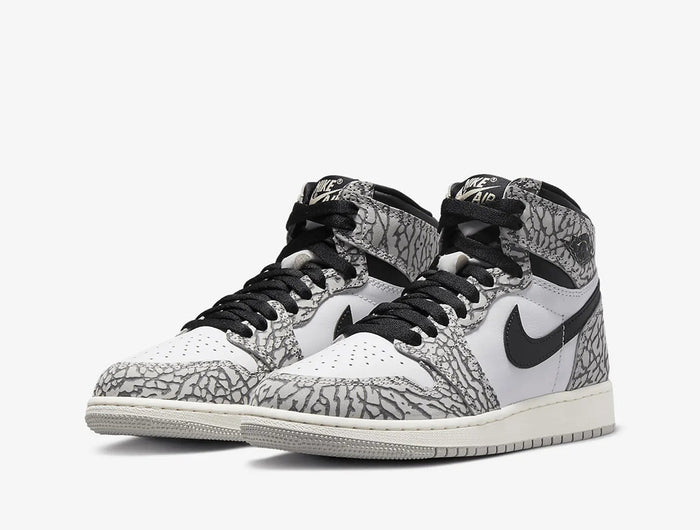 Scarpe da basket per bambini grandi Nike Air Jordan 1 GS originali per ragazze FD1437-052 platinumshop