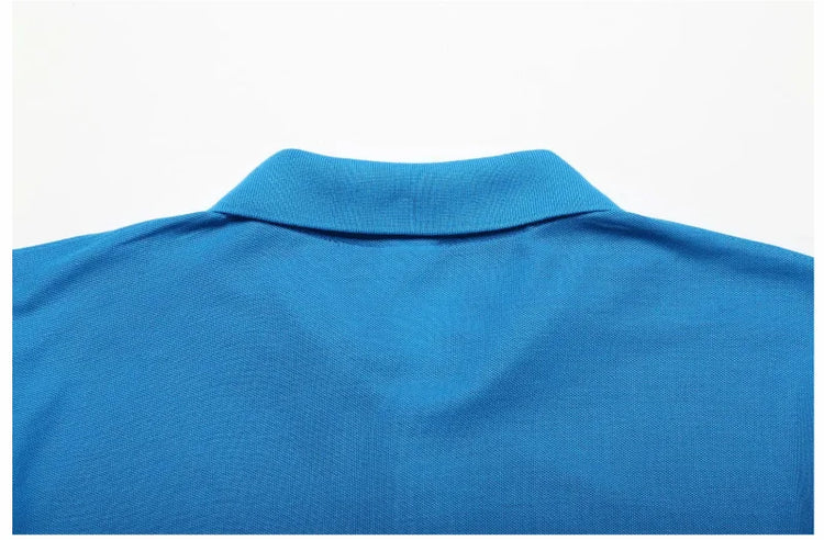Polo casual estiva Polo personalizzata traspirante economica per società personale Polo da lavoro con ricamo con stampa logo personalizzato