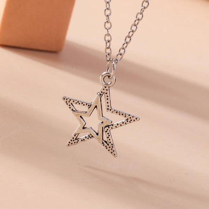 Y2K Crystal Butterfly Heart Necklace Fashion Kpop Shiny Clavicle Chain Necklaces for Women Girls New Trend Party Gifts Jewelry PlatiNum