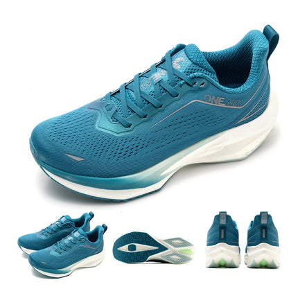ONEMIX Scarpe da corsa da jogging per uomo Scarpe da ginnastica da esterno super leggere Scarpe da passeggio antiscivolo con ascensore Donna PlatiNum