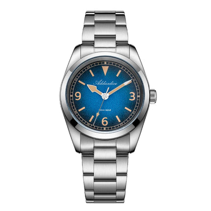 ADDIESDIVE New 36Mm Men's Quartz Watch Retro Dial Sapphire Glass 100M Waterproof Stainless Steel Night Light Retro Quartz Watch