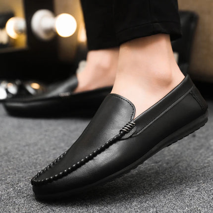 Slip on traspirante in vera pelle da uomo scarpe da guida marchio di lusso italiano uomo mocassini uomo scarpe casual mocassini Chaussure Homme