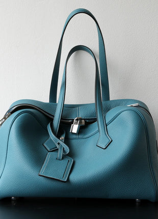 Borsa da donna in pelle di vacchetta di alta qualità, semplice borsa a tracolla di grande capacità, borsa a spalla.