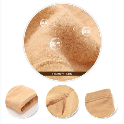 Women Winter Thermal Warm Thick Pantyhose Fluff Lined Stretch Slim Leggings Pants PlatiNum