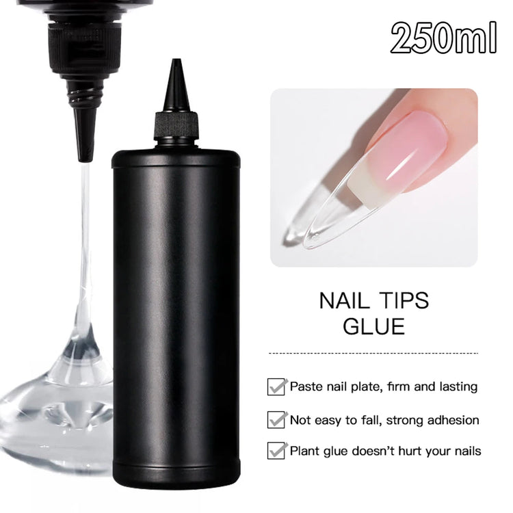250ml Shiny No Wipe Top Coat UV Base Gel Polish Matte Diamond Top Primer Nail Prep Dehydrate Long Lasting Gel Refill Package