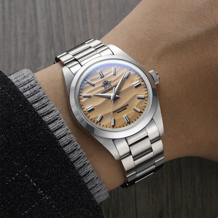 ADDIESDIVE 2030 36mm Men's Fashion Watch 10Bar Diver Bubble Mirror Glass 316L Stainless Steel Quartz Watches Relogio Masculino