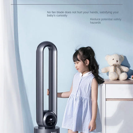 Ventilatore senza lama Ventilatore per aria condizionata Ventola di raffreddamento ad acqua Umidificazione e refrigerazione Ventilatore a torre d'acqua verticale Condizionatore d'aria