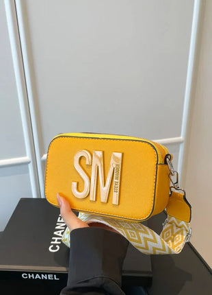 Cross-Border Style Camera Bag Fashionable Retro Women's Shoulder Slant Bag Small Square Bag Street Trend PU Material PlatiNum