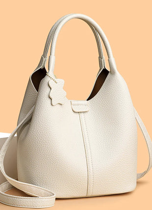 Nuove borse da donna in PU morbido casual alla moda Borse a tracolla femminili di grande capacità in tinta unita Borse tote retrò per lo shopping