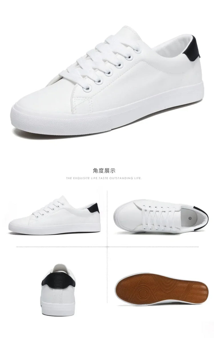 Classic Men Leather Casual Shoes High Quality Comfortable Platform Sneakers Men Flats Shoe Loafers British Jogging Shoe Hot Sale