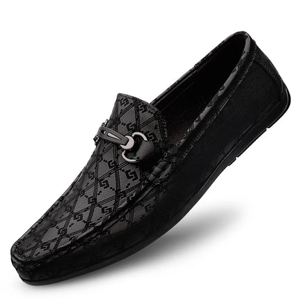Nuovi Mocassini Neri da Uomo 2026, Scarpe in Pelle di Alta Qualità, Design Elegante, Suola Morbida, Comode Scarpe Casual