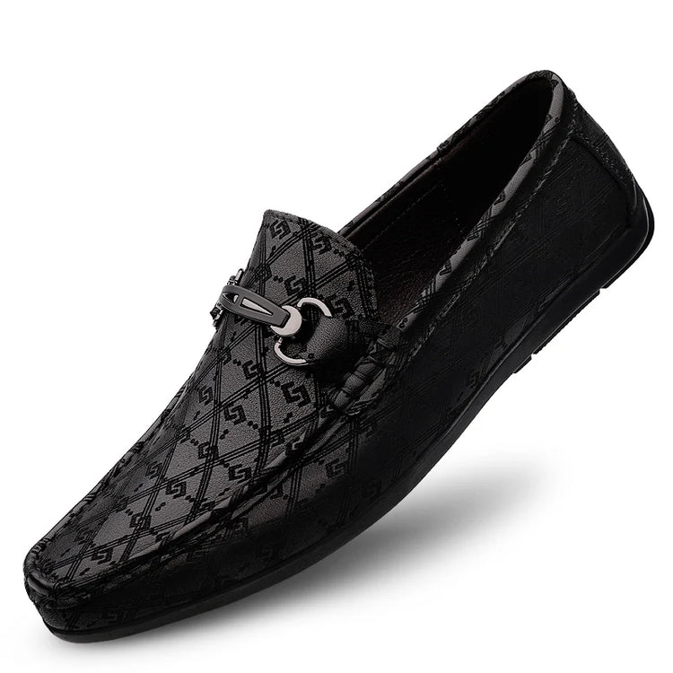 Nuovi Mocassini Neri da Uomo 2026, Scarpe in Pelle di Alta Qualità, Design Elegante, Suola Morbida, Comode Scarpe Casual