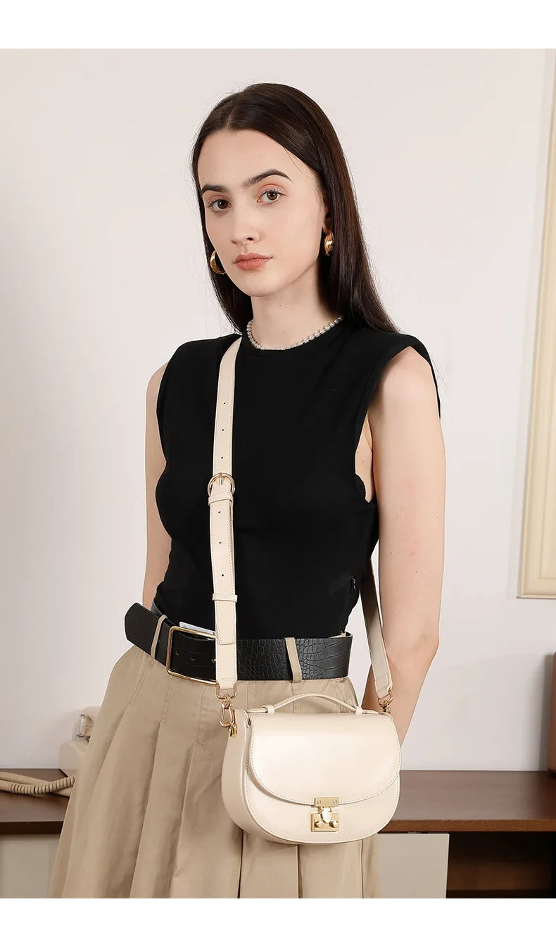 YANATARI Borsa da donna in vera pelle borsa a tracolla in pelle di vacchetta Minimalismo borse di lusso da donna borsa a tracolla da donna di alta qualità 2025