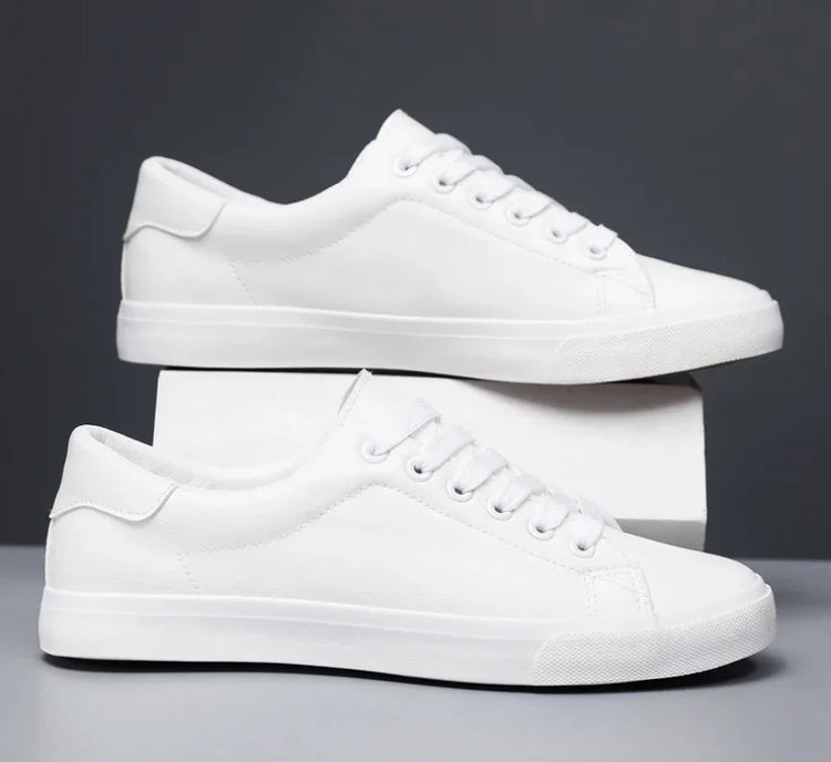Classic Men Leather Casual Shoes High Quality Comfortable Platform Sneakers Men Flats Shoe Loafers British Jogging Shoe Hot Sale