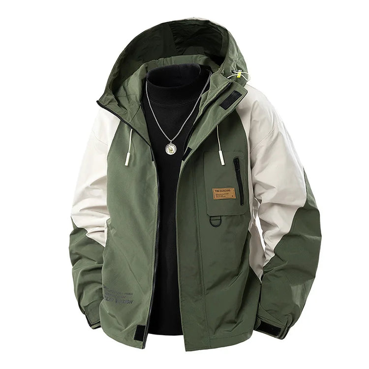 8XL Plus Size Windbreaker Jacket Men Spring Autumn Outerwear Fashion Casual Patchwork Jackets Coats Male Big Size 8XL