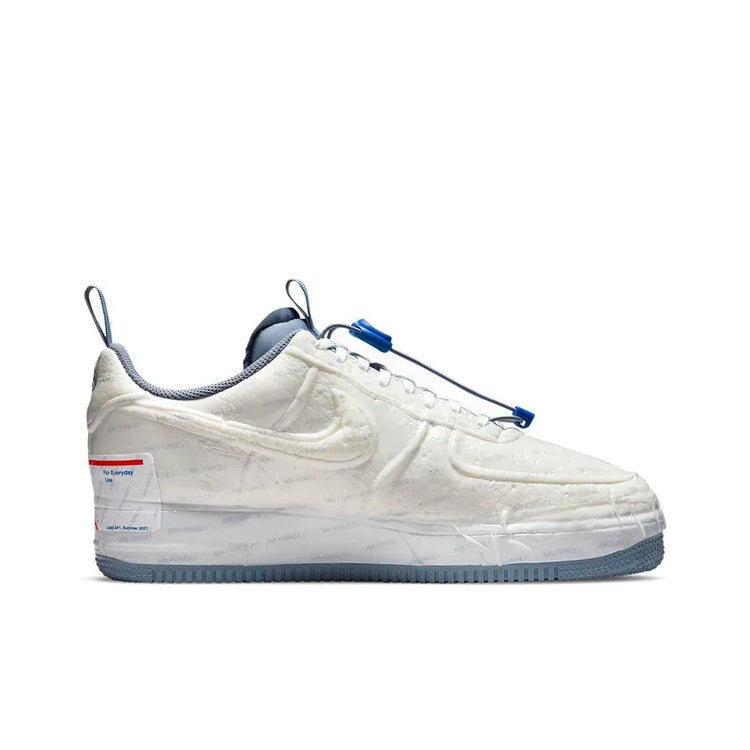 Nike Air Force 1 Low top Skateboard Shoes Unisex White Blue CZ1528-100
