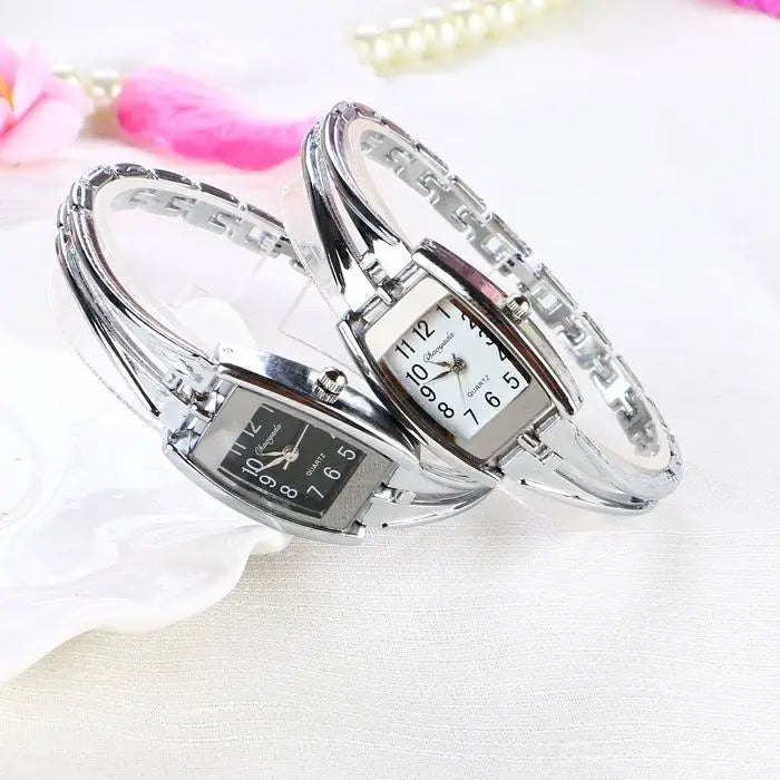 I più nuovi braccialetti per orologi da polso da donna Orologi da donna in acciaio inossidabile di moda Orologio da donna al quarzo Orologi Reloj Mujer platinumshop