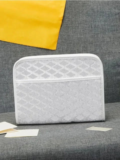 Borsa a tracolla unisex in vera pelle, borsa multifunzione da portare sotto il braccio, borsa portadocumenti portatile per viaggi d'affari