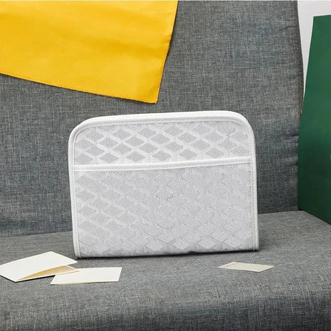 Borsa a tracolla unisex in vera pelle, borsa multifunzione da portare sotto il braccio, borsa portadocumenti portatile per viaggi d'affari