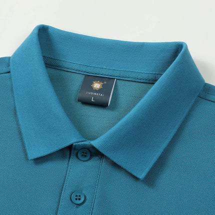 100% cotton work polo shirt, custom pure cotton polo, corporate culture short-sleeved T-shirt, embroidery, print, logo, word