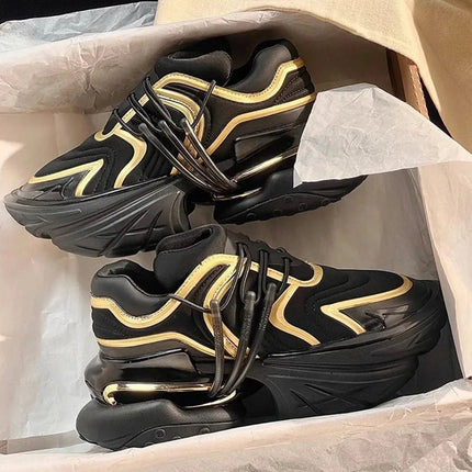 Scarpe sportive e per il tempo libero con aumento di altezza della moda di marca originale Designer per coppie Scarpe da passeggio per esterni Scarpe sportive con fondo spesso platinumshop