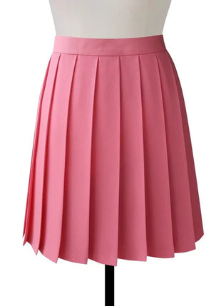 Gonna longuette a pieghe a vita alta da donna Y2k Estate al ginocchio stile preppy Harajuku Hot Street School Cosplay Casual Faldas femminili
