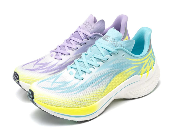 ONEMIX 2026 Nuove Scarpe da Corsa e Allenamento per Uomo, Suola Intera in Nylon, Scarpe Sportive Traspiranti Estive per Donna PlatiNum