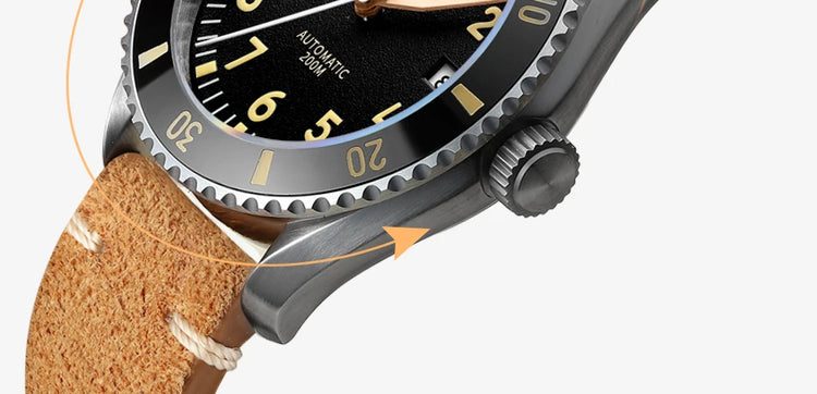 ADDIESDIVE Luxury Men's Watch MY-H9 Sapphire Crystal Ceramic Bezel 200m Waterproof Retro Luminous Diving Mechanical Wristwatch