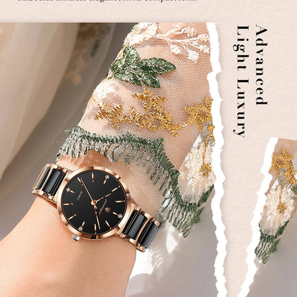 Orologio di lusso POEDAGAR Top Diamond per donna, orologio al quarzo da donna di alta qualità, impermeabile, in acciaio inossidabile, con scatola. platinumshop