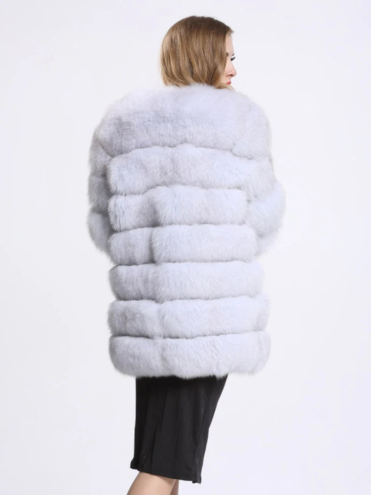 ZADORIN Winter Luxury Long Mink Fur Coats Woman Warm Faux Fur Coat Long Sleeve Fluffy Fur Jacket Woman Overcoat Fur Faux Coat