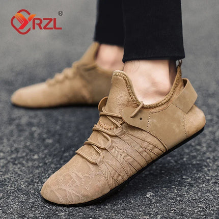 YRZL Mocassini in rete da uomo Mocassini da guida Fondo sottile Scarpe basse da passeggio Mocassini casual antiscivolo traspiranti Scarpe da uomo estive