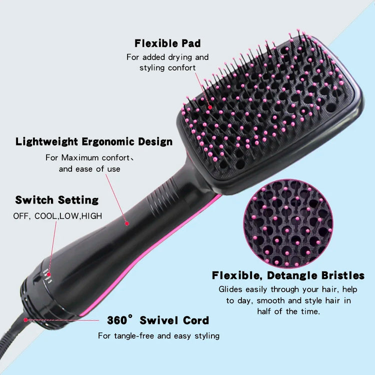 Great Deal, One-Step Comb, Negative Ion Hair Dryer, Curling Brush, Wet and Dry Straight Curler, Hot Air Comb