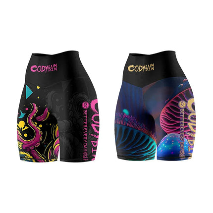 Yoga Women's MMA BJJ Training Fight Boxing Shorts Gym Jiu-Jitsu Muay Thai Wrestling Compression Shorts Sportswear For Ladies PlatiNum