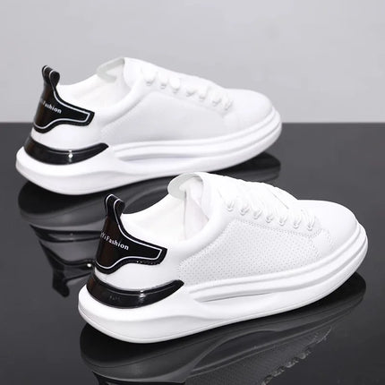 Summer breathable white shoes trendy couple shoes fashionable outdoor sports shoes versatile white casual shoes running shoes