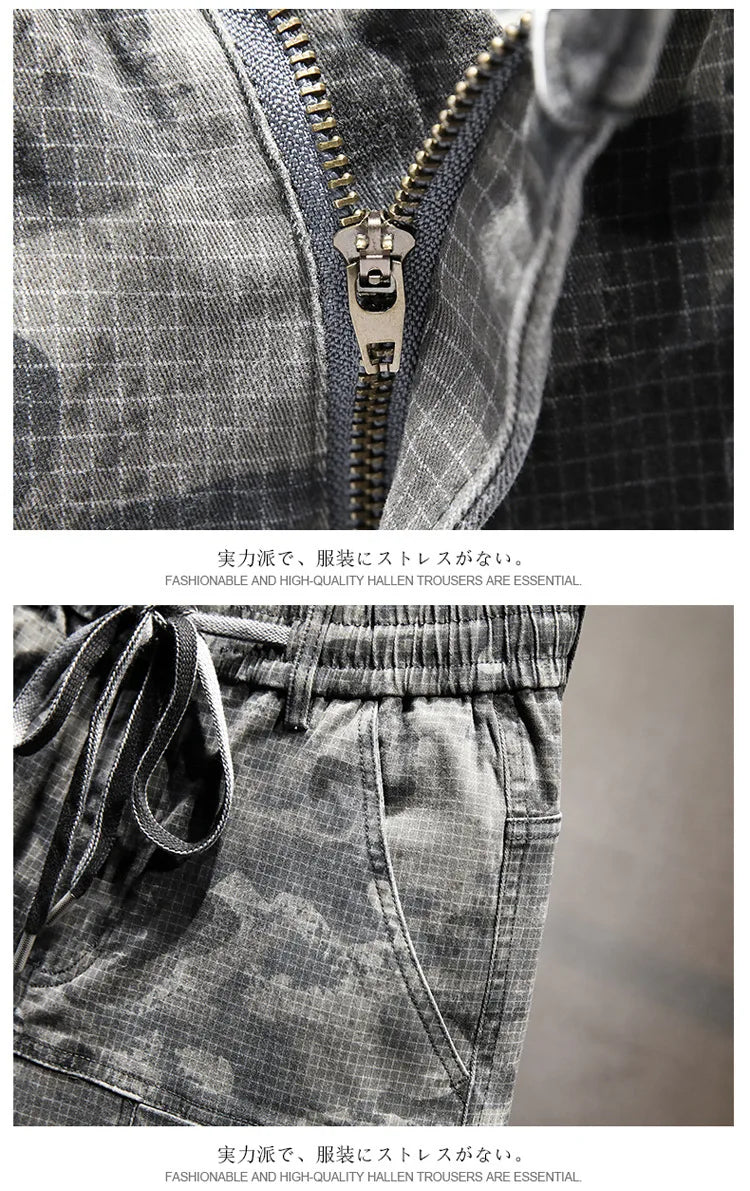 Camouflage Military Jogger Pants Men 2025 Pure Cotton Men's Spring Autumn Multi-pocket Function Cargo Pant Streetwear Trousers