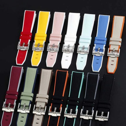Per Omega Swatch 20mm Curva cinturino per orologio Speedmaster MoonSwatch Planet Snoopy cinturino cinturino a sgancio rapido braccialetto in gomma platinumshop